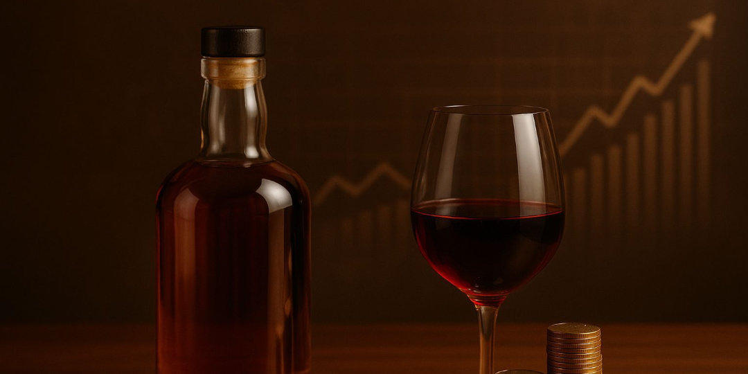 Rappresentazione visiva dell'articolo: Whisky e vino: investimento o passione costosa?
